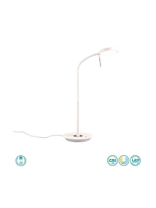 Trio Lighting LED Floor Lamp H57xW46cm. with Natural White Light 1400lm White