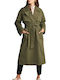 Attrattivo Frauen Khaki Cabardine