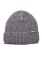 Beanie Unisex Beanie with Rib Knit in Gray color