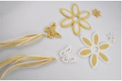 Plastona Garland for Party in Yellow color