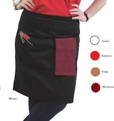 Palatex Șorț Ospătar Burgundy