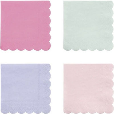 Party Napkins Multicolored 20pcs