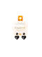 Farma Bijoux Cuore Earrings Pendants with Stones