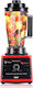 Raf R.2842 Mixer mit Kunststoffkanne 3 l 2400W Rote