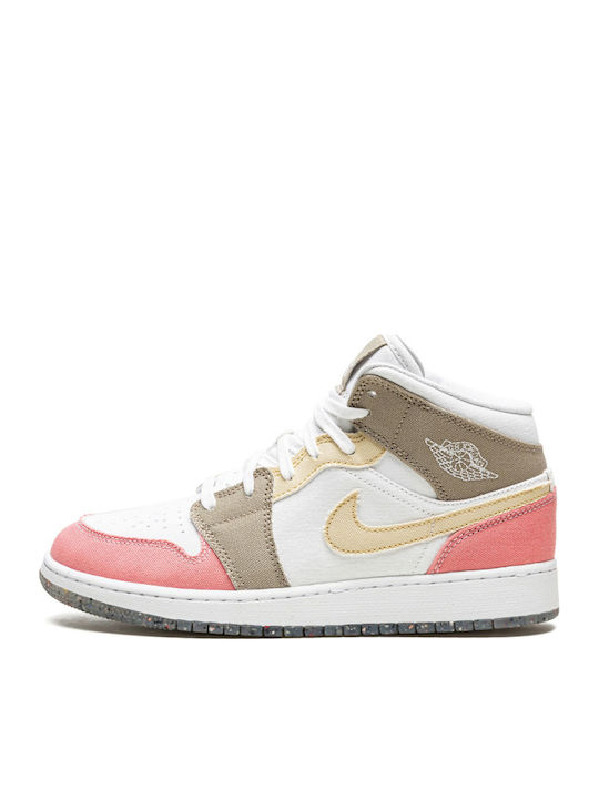 Air  1 Παιδικά Sneakers High Λευκά
