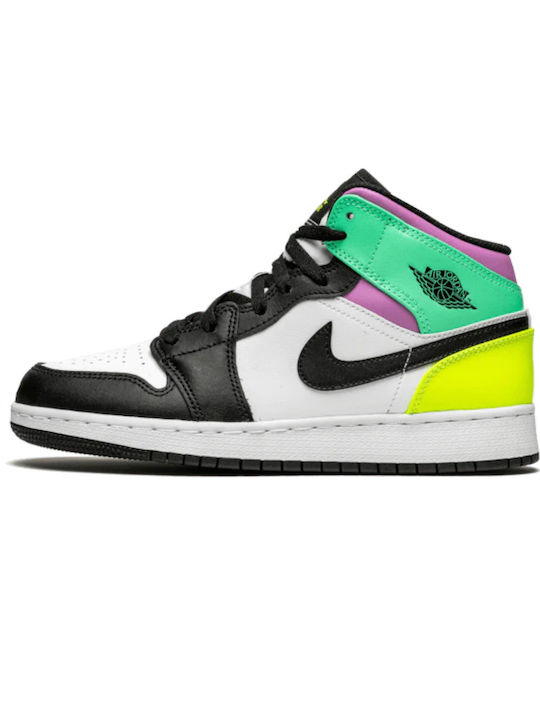 Jordan Παιδικά Sneakers Air Jordan 1 Mid Λευκά