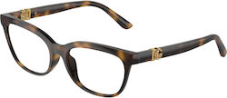 Dolce & Gabbana Women's Acetate Brown Tortoise ...
