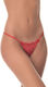 Milena by Paris Γυναικείο Sexy Slip Κόκκινο