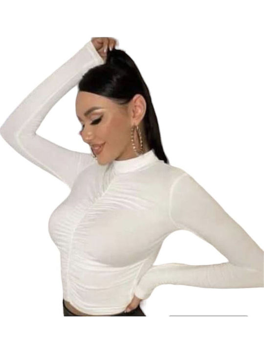 Women's Blouse Long Sleeve White