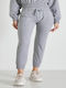 Cento Fashion Women's Jogger Sweatpants Gray