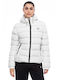 Be:Nation Women's Short Puffer Jacket for Winter White