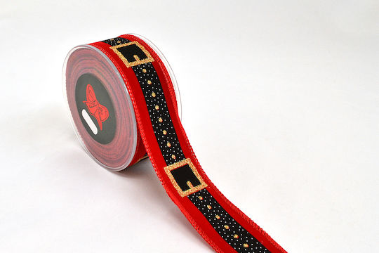 Kappa Decor Christmas Ribbon Red 900x4cm 1pc