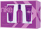 nike Purple Mood Set pentru femei cu Loțiune de corp 3buc