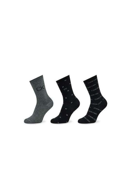 Calvin Klein Чорапи Black 3 опаковки