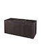 Gensini Outdoor Storage Box 270lt Brown L118.5xW51xH44.5cm