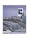 Kentia Κουβερτοπάπλωμα Μονό 160x220εκ. Notturno Γκρι 730 GSM