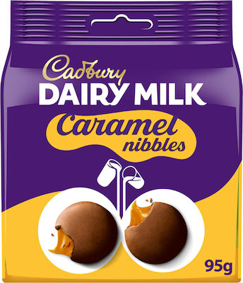 Cadbury Caramel Nibbles Σοκολάτα Γάλακτος καραμέλα 95gr