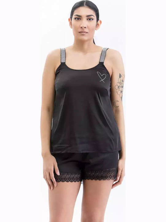 Lafagot Winter Women's Pyjama Set Black