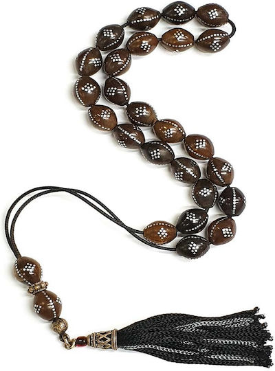 Roloi Komboloi Ebony Worry Beads Multicolour 35cm