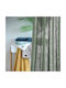 Curtain with Grommets Ontario Turquoise 135x260cm