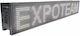 ExpoLedTeam Κυλιόμενη Πινακίδα LED Μονής Όψης Α...