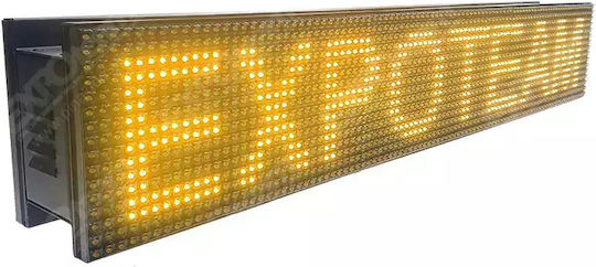 ExpoLedTeam LED Beschriftung Einseitig Wasserdicht 64x48cm Gelb