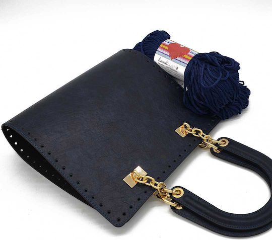 Handibrand Handle for Knitted Bag Blue