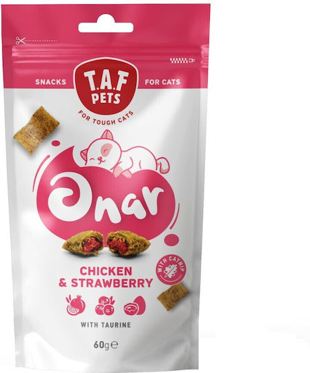 T.A.F. Pets Котешки Лакомства с Катнип за Котка 60гр