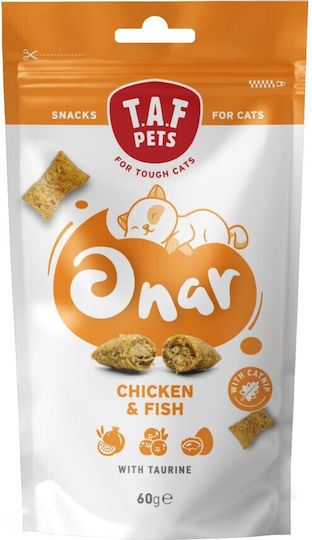 T.A.F. Pets Λιχουδιές με Catnip για Γάτα 60gr