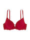 Plunge Plunge Bra Underwire Red
