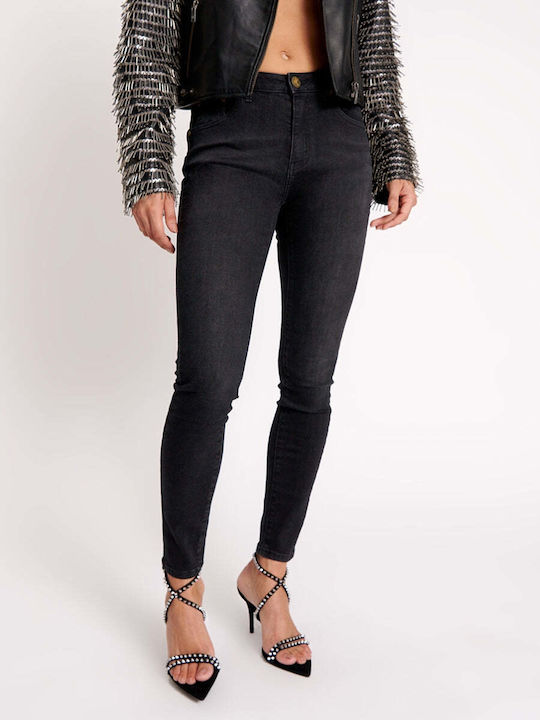 Women's Jean Trousers in Skinny Fit Black