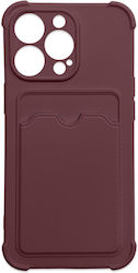 Hurtel Card Wallet Σιλικόνης Μωβ (Galaxy A22 4G)