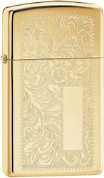 Zippo Αναπτήρας Φλόγας High Polish Brass Venetian Zippo Αναπτήρας Φλόγας High Polish Brass Venetian