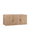 Freebox Rectangular Loft dulap Placă din Lemn Agregat Sonoma 150x55cm FB9385.02 1buc