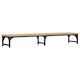 vidaXL Stand Desk Mounted Monitor Oak 105x23x15...