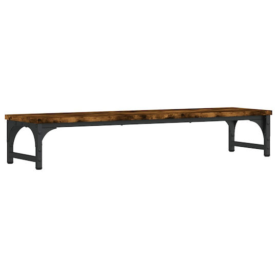 vidaXL Βάση Γραφείου Οθόνης Καπνιστή Δρυς 85x23x15,5 εκ. από Επεξεργασμένο Ξύλο Καφέ (834007)