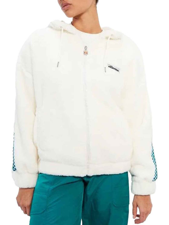 Raineri Women's Sweatshirt Jacket Velvet White