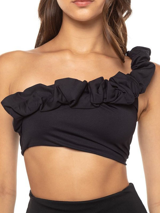 Goldenwave Sundek Bikini με έναν Ώμο Μαύρο