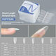 Transparent False Nail Tip Transparent 100pcs