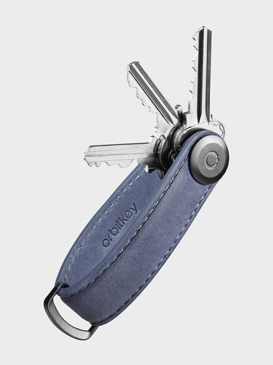Orbitkey Κλειδοθήκη Δερμάτινη Γκρι