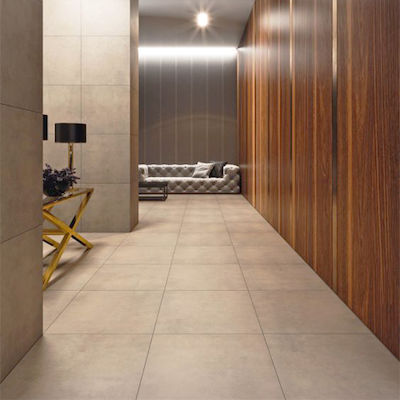 Qubus Floor Interior Matte Ceramic Tile 60x60cm Gray