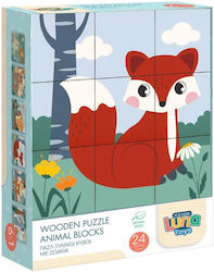 Holz Kinderpuzzle Luna