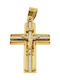 Kiriakos Gofas Men's Gold Cross 14K