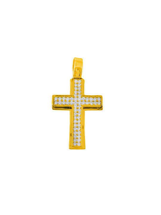 Damen Gold Kreuz 14K