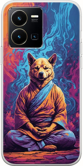 Animals Dog Back Cover Silicon Multicolor (Vivo Y22S / Y35)