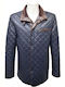 Lederjacke Jacke Blau