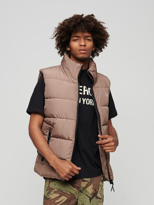 Superdry Geacă Puffer Maro
