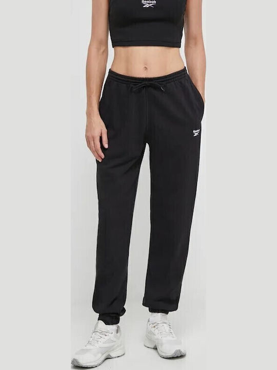 French Terry Pant Pantaloni de Trening Negru