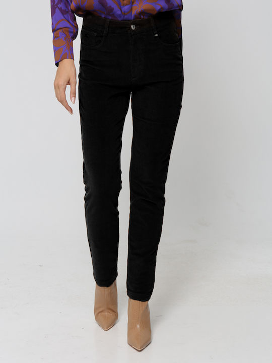 Dama Tesatura Pantaloni Negru