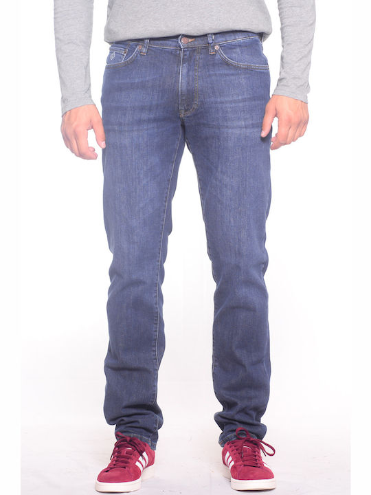 Men's Jeans Pants With Slim Fit Blue